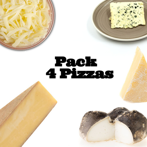 Pack Pizza 5 Formatges | 4...